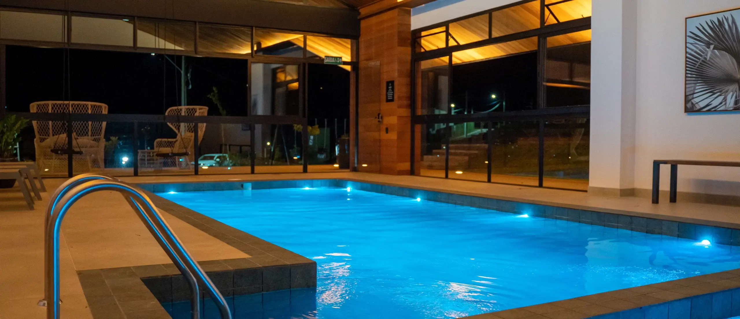 Piscina coberta e aquecida do Aspen